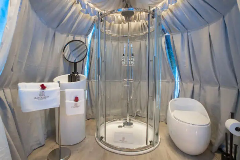 Baño Experiencia Habitación Burbuja Tenerife